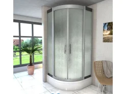 AcquaVapore Einhebelmischer<Dampfdusche Duschtempel Sauna Dusche Duschkabine D46-50M2-EC 90x90