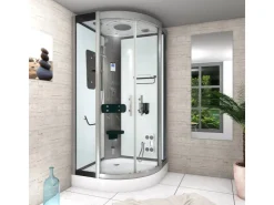 AcquaVapore Einhebelmischer<Dampfdusche Duschtempel Sauna Dusche Duschkabine D46-20T2 100x100