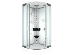 AcquaVapore Einhebelmischer<Dampfdusche Duschtempel Sauna Dusche Duschkabine D46-10T2-EC 90x90