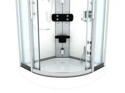 Online AcquaVapore Dampfdusche Duschtempel Sauna Dusche Duschkabine D46-00T2 80x80