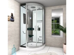 Online AcquaVapore Dampfdusche Duschtempel Sauna Dusche Duschkabine D46-00T2 80x80