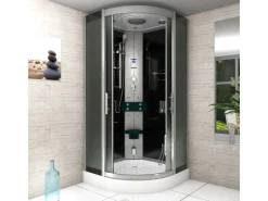 AcquaVapore Dampfdusche Duschtempel Sauna Dusche Duschkabine D46-23M2 100x100