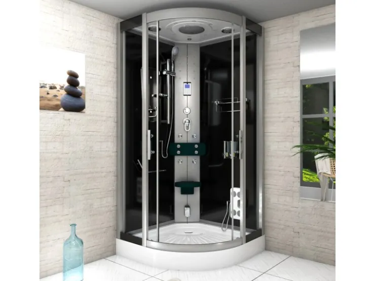 AcquaVapore Einhebelmischer<Dampfdusche Duschtempel Sauna Dusche Duschkabine D46-03T2 80x80