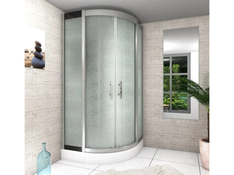Outlet Dampfdusche Duschtempel Sauna Dusche Duschkabine D46-00M2 80x80 Einhebelmischer