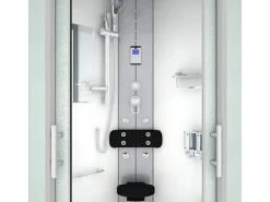Outlet Dampfdusche Duschtempel Sauna Dusche Duschkabine D46-00M2 80x80 Einhebelmischer