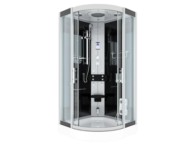 Online Dampfdusche Duschtempel Sauna Dusche Duschkabine D46-13T2-EC 90x90 Einhebelmischer