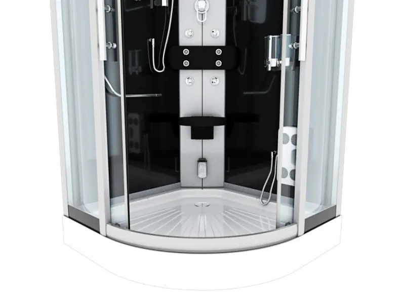 Online Dampfdusche Duschtempel Sauna Dusche Duschkabine D46-13T2-EC 90x90 Einhebelmischer