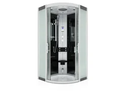 AcquaVapore Einhebelmischer<Dampfdusche Duschtempel Sauna Dusche Duschkabine D46-13M2-EC 90x90