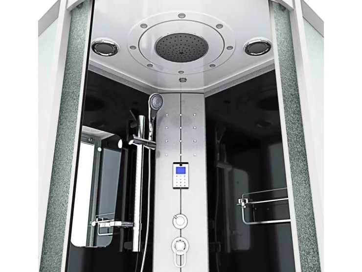 AcquaVapore Einhebelmischer<Dampfdusche Duschtempel Sauna Dusche Duschkabine D46-03M2-EC 80x80