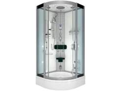 Online Dampfdusche Duschtempel Sauna Dusche Duschkabine D46-50T2 90x90 Einhebelmischer