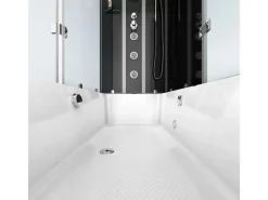 Discount Dusche Wanne Kombination K05-R31-EC Duschkabine 90x180 Einhebelmischer