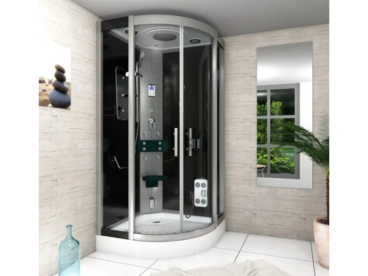 AcquaVapore Duschkabine Dusche D46-13T0 Komplettdusche Fertigdusche 90x90