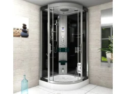 AcquaVapore Duschkabine Dusche D46-13T0 Komplettdusche Fertigdusche 90x90