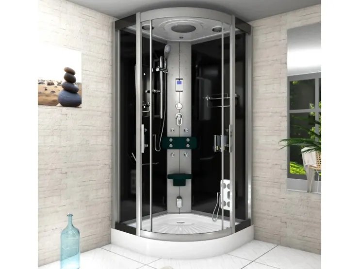 AcquaVapore Duschkabine Dusche D46-13T0 Komplettdusche Fertigdusche 90x90