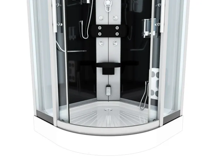 AcquaVapore Duschkabine Dusche D46-13T0 Komplettdusche Fertigdusche 90x90