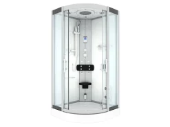 Clearance Duschkabine Dusche D46-00T0-EC Komplettdusche Fertigdusche 80x80 Einhebelmischer