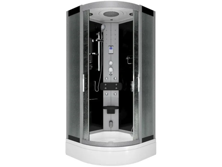 AcquaVapore Einhebelmischer<Duschkabine Dusche D46-53M0-EC Komplettdusche Fertigdusche 90x90