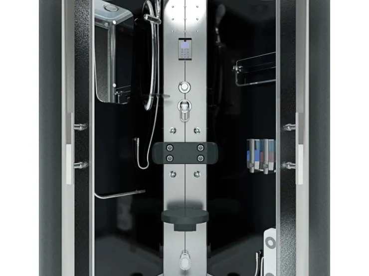AcquaVapore Einhebelmischer<Duschkabine Dusche D46-53M0-EC Komplettdusche Fertigdusche 90x90