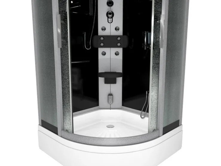 AcquaVapore Einhebelmischer<Duschkabine Dusche D46-53M0-EC Komplettdusche Fertigdusche 90x90
