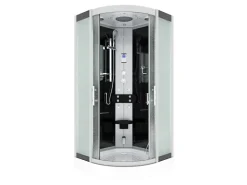 Sale Duschkabine Dusche D46-13M0-EC Komplettdusche Fertigdusche 90x90 Einhebelmischer