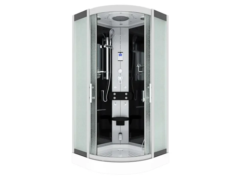 Sale Duschkabine Dusche D46-13M0-EC Komplettdusche Fertigdusche 90x90 Einhebelmischer