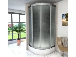 AcquaVapore Einhebelmischer<Duschkabine Dusche D46-63M0 Komplettdusche Fertigdusche 100x100