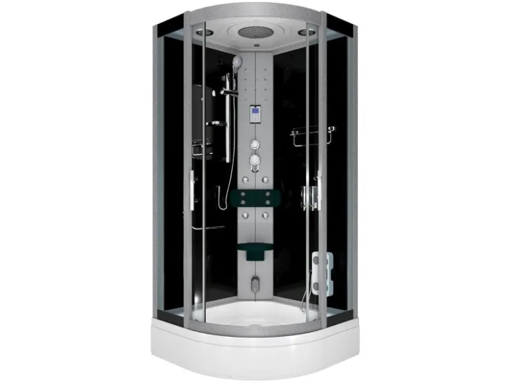 AcquaVapore Einhebelmischer<Duschkabine Dusche D46-53T0-EC Komplettdusche Fertigdusche 90x90