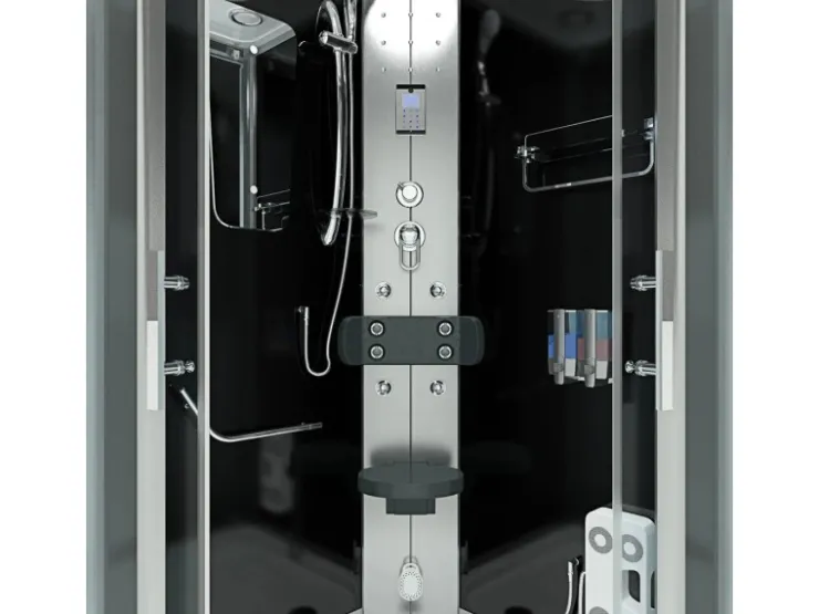 AcquaVapore Einhebelmischer<Duschkabine Dusche D46-53T0-EC Komplettdusche Fertigdusche 90x90