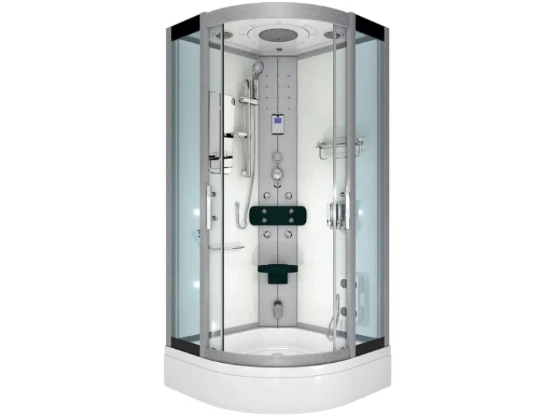 Hot Duschkabine Dusche D46-60T0 Komplettdusche Fertigdusche 100x100 Einhebelmischer