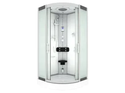 Best Duschkabine Dusche D46-20M0-EC Komplettdusche Fertigdusche 100x100 Einhebelmischer