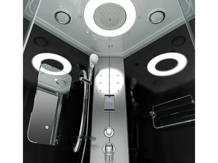 Sale Duschkabine Dusche D46-50T0 Komplettdusche Fertigdusche 90x90 Einhebelmischer