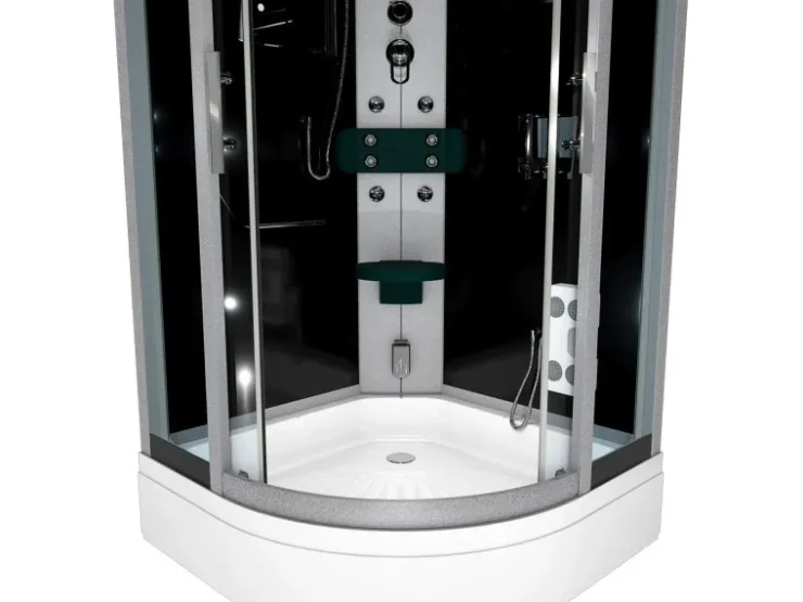 Sale Duschkabine Dusche D46-50T0 Komplettdusche Fertigdusche 90x90 Einhebelmischer