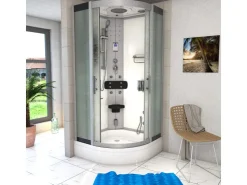 AcquaVapore Einhebelmischer<Duschkabine Dusche D46-60M0 Komplettdusche Fertigdusche 100x100