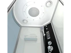 AcquaVapore Einhebelmischer<Kombination Badewanne Dusche K55-R01 Duschtempel 100x170