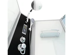 Sale Kombination Badewanne Dusche K50-L01 Duschtempel 170x100 Einhebelmischer