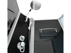 Outlet Kombination Badewanne Dusche K50-L30 Duschtempel 170x100 Einhebelmischer