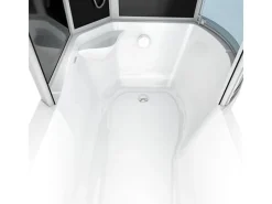 Outlet Kombination Badewanne Dusche K50-L30 Duschtempel 170x100 Einhebelmischer