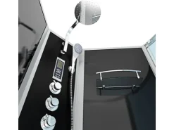 New Kombination Badewanne Dusche K55-R31 Duschtempel 100x170 Einhebelmischer