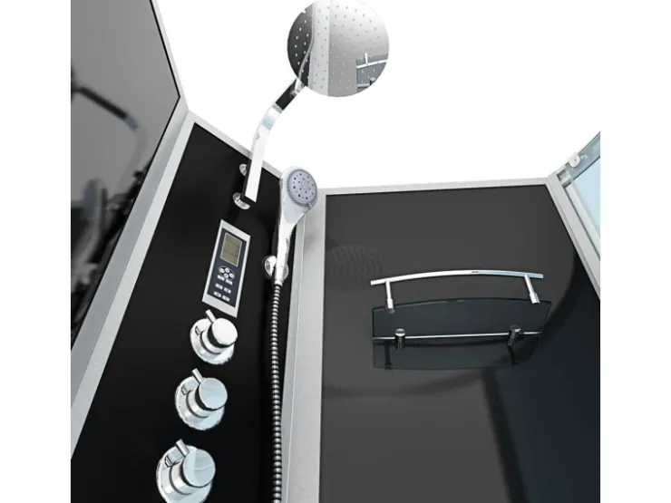 New Kombination Badewanne Dusche K55-R31 Duschtempel 100x170 Einhebelmischer