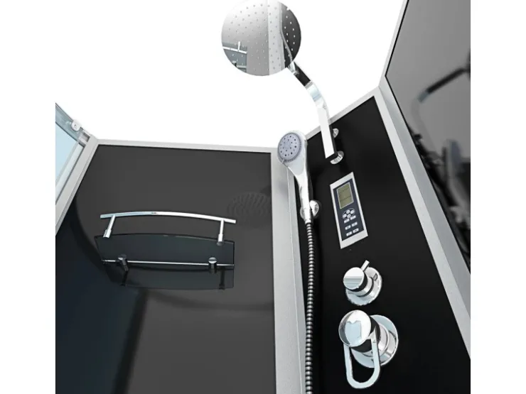 Sale Kombination Whirlpool Dusche K50-L30-WP Duschkabine Wanne 170x100 Einhebelmischer