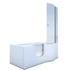 Online Seniorendusche und Badewanne mit Tür S12D-L Dusche 170x85 Einhebelmischer