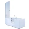 Best AcquaVapore Seniorendusche und Badewanne mit Tür S12D-EH-R-EC Dusche 85x170