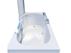 Best AcquaVapore Seniorendusche und Badewanne mit Tür S12D-EH-R-EC Dusche 85x170