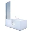 Clearance AcquaVapore Seniorendusche und Badewanne mit Tür S12D-TH-R Dusche 85x170