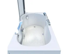 Clearance AcquaVapore Seniorendusche und Badewanne mit Tür S12D-TH-R Dusche 85x170