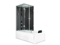 Sale Whirlpool Dusche Kombination K05-R31-WP-EC Duschtempel 90x180 Einhebelmischer
