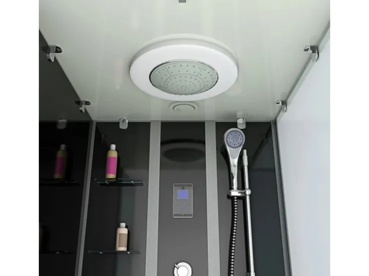 Sale AcquaVapore Whirlpool Dusche Kombination K05-R32-WP-EC Duschtempel 90x180