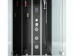 Sale AcquaVapore Whirlpool Dusche Kombination K05-R32-WP-EC Duschtempel 90x180