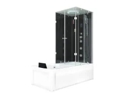 Hot Whirlpool Dusche Kombination K05-R00-WP-EC Duschtempel 90x180 Einhebelmischer
