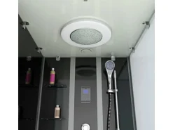 Hot Whirlpool Dusche Kombination K05-R00-WP-EC Duschtempel 90x180 Einhebelmischer